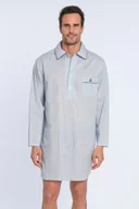 Piżamy męskie - Koszula nocna męska ERIC XXL Jasnoniebieski - miniaturka - grafika 1