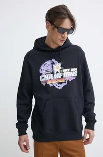 DC bluza The Champs męska kolor czarny z kapturem z nadrukiem ADYSF03120 - Bluzy męskie - miniaturka - grafika 1
