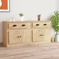 Szafki do salonu - vidaXL Szafki, 2 szt., dąb sonoma, materiał drewnopochodny - miniaturka - grafika 1