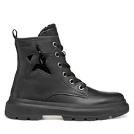 Buty dla dziewczynek - Botki Geox J Kiddartah J56MGG 08566 C9999 D Czarny - miniaturka - grafika 1