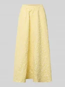 Spódnice - Rozkloszowana długa spódnica z fakturowanym wzorem model 'FIONA' - miniaturka - grafika 1