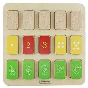 Masterkidz MASTERKIDZ Tablica Edukacyjna Układanka Nauka Liczenia - Tablice dla dzieci - miniaturka - grafika 1