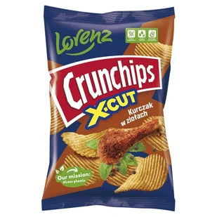 Crunchips X-Cut Kurczak w Ziołach 140g - Chipsy - miniaturka - grafika 1