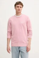 Bluzy męskie - Pepe Jeans bluza bawełniana męska kolor różowy wzorzysta PM582918 - miniaturka - grafika 1