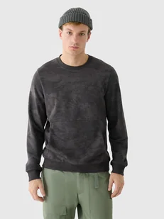 4F Bluza dresowa nierozpinana bez kaptura męska - szara S - Bluzy męskie 4F Bluza dresowa nierozpinana bez kaptura męska - szara S - Bluzy męskie - miniaturka - grafika 1