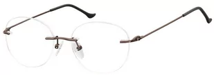 Sunoptic Patentki Bezramkowe Okulary Oprawki okrągłe korekcyjne 987E - Okulary korekcyjne, oprawki, szkła - miniaturka - grafika 1