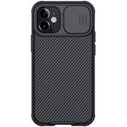 Etui i futerały do telefonów - Nillkin CamShield Pro Case Apple iPhone 12 Black - miniaturka - grafika 1