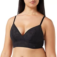 Biustonosze - Sloggi biustonosz bez fiszbin, czarny, S - miniaturka - grafika 1