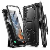 Etui i futerały do telefonów - SUPCASE Iblsn ArmorBox do Galaxy A54 5G Czarny - miniaturka - grafika 1