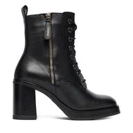 Botki damskie - Trzewiki MEXX CEO-MX/039C-RST Czarny - miniaturka - grafika 1