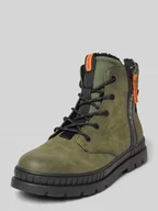 Botki męskie - Buty sznurowane z zamkiem błyskawicznym model ‘Pallario’ - miniaturka - grafika 1