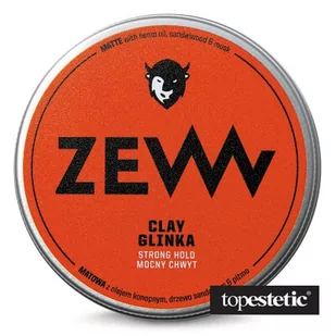 Zew For Men Zew For Men Glinka Mocny Chwyt Matowa Glinka do włosów z olejem konopnym 100 ml - Maski do włosów - miniaturka - grafika 1