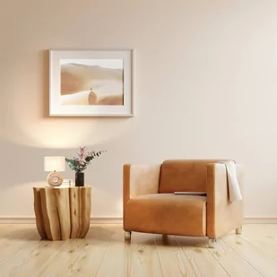 Lampa stołowa Hanke wysokość 31 cm klosz piaskowy - Lampy stojące - miniaturka - grafika 2