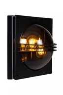 Lampy ścienne - Lucide Privas 14828/02/30 kinkiet lampa ścienna IP44 2x40W E27 czarny - miniaturka - grafika 1