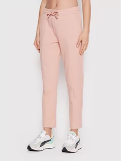 Spodnie sportowe damskie - Outhorn Spodnie dresowe SPDD603 Różowy Relaxed Fit - grafika 1