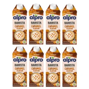 Alpro Barista Napój owsiano-sojowy Karmel Zestaw 8 x 750 ml - Napoje roślinne - miniaturka - grafika 1