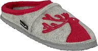Kapcie damskie - Nanga kapcie damskie jeleń, średni szary, 39 eu - miniaturka - grafika 1