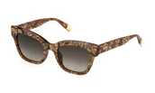 Okulary przeciwsłoneczne - Okulary FURLA SFU814-520V83. Okulary przeciwsłoneczne, Kolor brązowy. Kobieta. - miniaturka - grafika 1