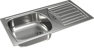 Zlew ALVEUS BASIC 150 (odpływ 60mm) stal SATYNA (1136530) - Zlewozmywaki - miniaturka - grafika 6