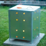 Pozostałe elektronarzędzia - Nature Spalarka ogrodowa ze stali ocynkowanej 46 x 65 cm, 6070463 Outsideliving - miniaturka - grafika 1