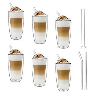 Szklanki termiczne Sublime Top 400 ml i 8 słomki - Słomki do napojów - miniaturka - grafika 1