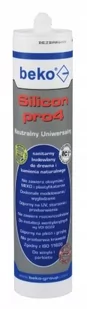 Silikon uniwersalny Beko silicon pro4 antracyt 310ml - Silikony - miniaturka - grafika 1