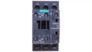 Siemens Contactor.ac3:11kw 1no+1nc dc24v 3rt2026-1bb40 3RT2026-1BB40 - Inne akcesoria elektryczne - miniaturka - grafika 1
