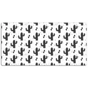 Podkładki na biurko - Podkładka na biurko z nadrukiem Meksykańskie czarne kaktusy 120x60 cm - miniaturka - grafika 1