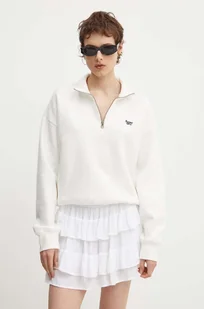 Superdry bluza damska kolor biały gładka W2011871B-71D - Bluzy damskie - miniaturka - grafika 1
