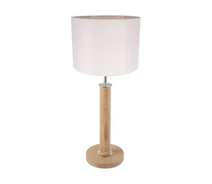 Spot-Light 7017400611548 - Lampa stołowa BENITA 1xE27/60W/230V dąb - Lampy stojące - miniaturka - grafika 1