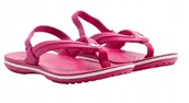 Sandały damskie - Crocs Sandały Dziewczęce Różowe Wsuwane 23,5 Żjs - miniaturka - grafika 1