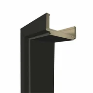 Ościeżnice - Ościeżnica regulowana 80 prawa zakres regulacji 120-140 mm czarny mat zamek hakowy do skrzydła Magnes Voster - miniaturka - grafika 1