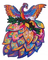 Puzzle - Puzzle Drewniane Dla Dorosłych Kolorowy Ptak - miniaturka - grafika 1