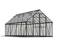 Szklarnie ogrodowe - Palram - Szklarnia aluminiowa Canopia Balance 820 antracyt 607x229 cm - miniaturka - grafika 1