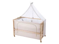Łóżeczka i kojce - Roba Łóżeczko dziecięce »Room Bed« 60 x 120 cm Miś z serduszkiem Naturalny - miniaturka - grafika 1