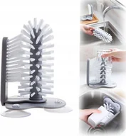 Miotły, szufle, mopy - CHmiss Szczotka do mycia naczyń Szara 17,5 cm - miniaturka - grafika 1