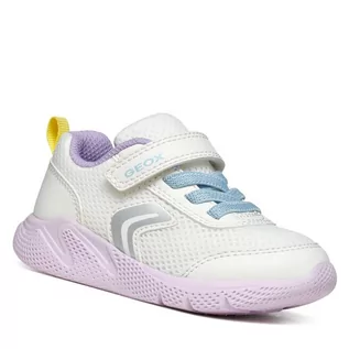 Buty dla dziewczynek - Sneakersy Geox B Sprintye Girl B454TD 01454 C0653 White/Multicolor - grafika 1
