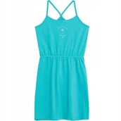 Sukienki - Sukienka dla dziewczynki 4F F026 morska zieleń 4FJSS23TDREF026 46S 122cm - miniaturka - grafika 1