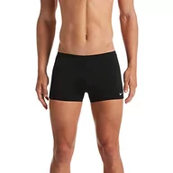 Kąpielówki męskie - Nike męskie kwadratowe majtki pływackie, czarne, XL - miniaturka - grafika 1