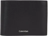 Portfele - Calvin Klein Męski portfel CK TRIFOLD 10CC W/COIN Tri-Fold Wallet, czarny Epi, rozmiar 0ne, Czarny Epi, 0ne Size - miniaturka - grafika 1