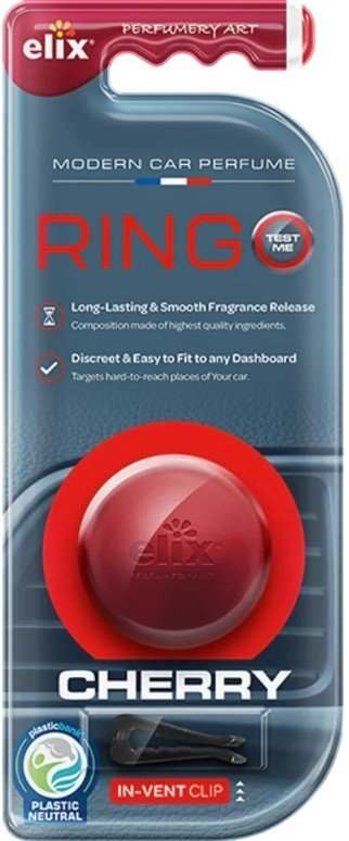 Zapach do Samochodu Auta - Odświeżacz Samochodowy do Nawiewu - RINGO Cherry