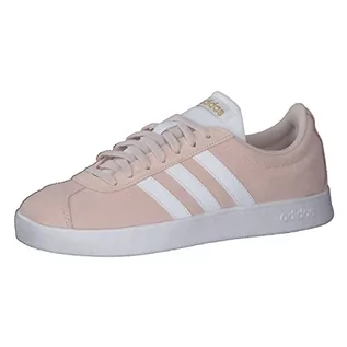 Trampki damskie - adidas VL Court 2.0, Trampki damskie, Wonder Quartz/Ftwr White/Gold Met, 40 2/3 EU, Wonder Quartz Ftwr White Gold Met, 40.5 EU - grafika 1