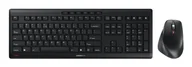 Zestawy myszka + klawiatura - CHERRY JD-8550EU-2 klawiatura Dołączona myszka Dom/Biuro RF Wireless QWERTY Angielski Czarny - miniaturka - grafika 1