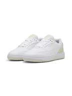 Trampki damskie - Puma Skórzane sneakersy "Doublecourt Summer" w kolorze białym - miniaturka - grafika 1