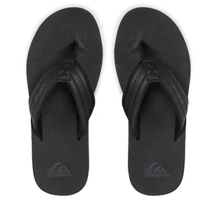 Japonki Quiksilver AQYL100623 Czarny - Klapki i japonki męskie - miniaturka - grafika 1