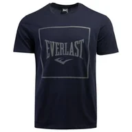 Koszulki męskie - Bawełniana koszulka męska T-shirt Everlast Granat XXL - miniaturka - grafika 1