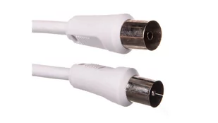 Goobay Wentronic kabla współosiowego kabla współosiowego/Stecker  BNC/BNC gniazdo 2 fachschirm 2.5 m Biały 11511-GB - Kable - miniaturka - grafika 1