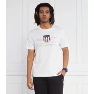 Koszulki męskie - Gant T-shirt | Regular Fit - miniaturka - grafika 1