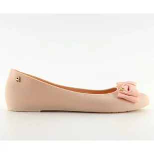 Balerinki meliski beżowe KM58 D.BEIGE beżowy - ButyModne - Baleriny - miniaturka - grafika 1