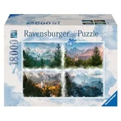 Puzzle - Ravensburger Puzzle Puzzle 16137 Zamek Neuschwanstein 18 000 Elementów Puzzle Dla Dorosłych (16137) Unikalne Elementy, Technologia Softclick - Klocki Pasują Idealnie 16137 - miniaturka - grafika 1